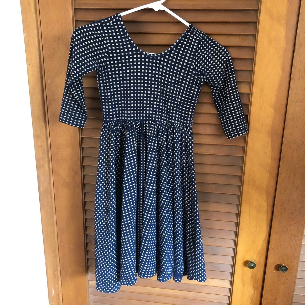 Alice & Ames Navy Square Dress. Size 8.
